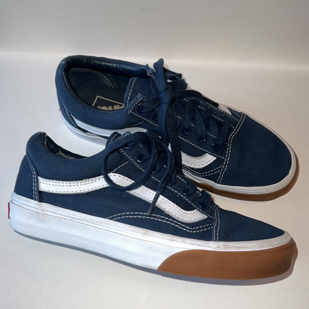 Mens Vans dark blue/white size 5